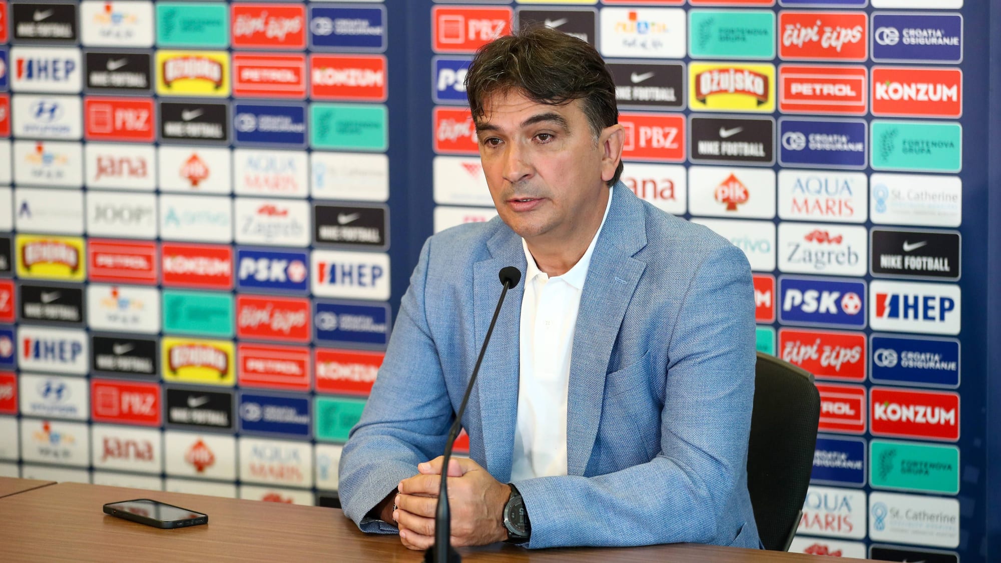 Kroatiens Trainer Zlatko Dalic
