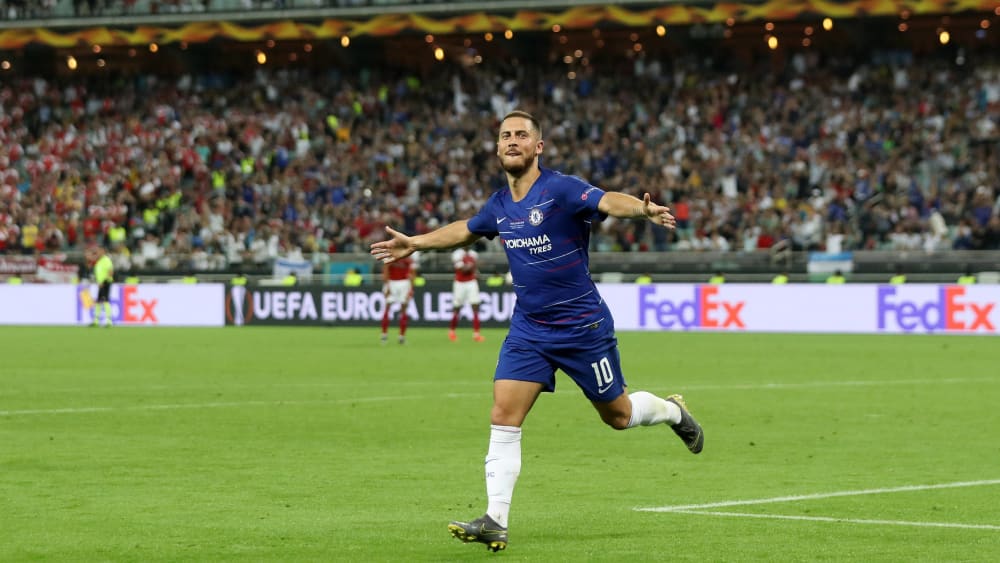 Schenkte Chelsea zum Abschied mit seinen Toren den Sieg in der Europa League: Eden Hazard. 
