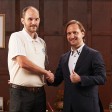 Das DFB-Duo aus Chef-Trainer 'Svonn' (r.) und Assistent Tery Whenett (l.).