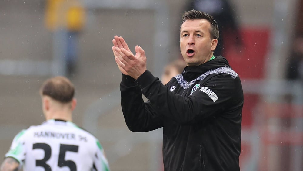 Hannovers Chefcoach Christoph Dabrowski fordert hohe Intensität.
