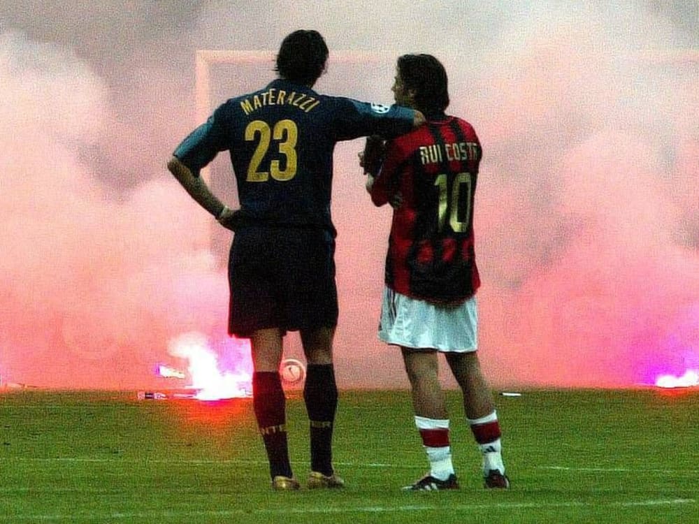 Als Inters letztes CLHeimspiel gegen Milan eskalierte kicker