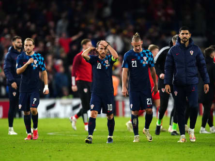 Läuft nicht wie gewohnt: Luka Modric (Mi.) und Kroatien tun sich schwer.