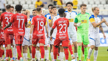 Das letzte Duell zwischen Carl Zeiss und Rot-Weiß Erfurt im September gewann Jena klar.