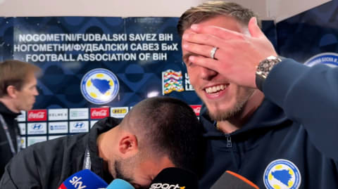 Stuttgarter Kollegen nach dem Spiel