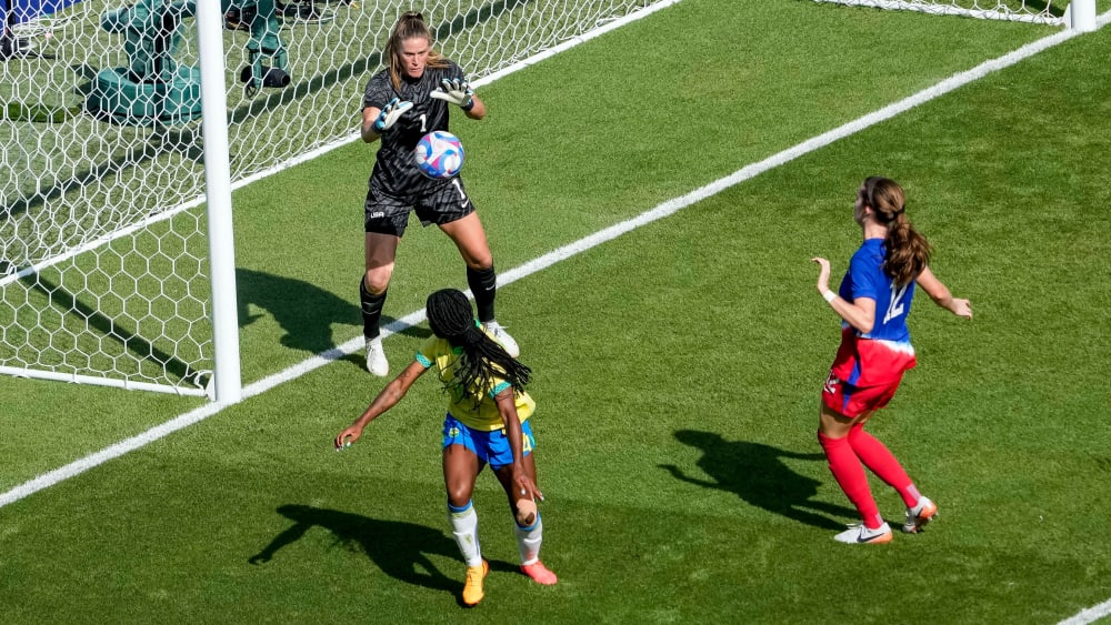 An ihr war kein Vorbeikommen: Alyssa Naeher.