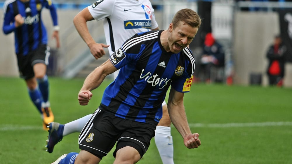 Sebastian Jacob brachte den 1. FC Saarbr&#252;cken mit seinem Treffer zum 1:0 gegen Hansa Rostock fr&#252;h in Front. 