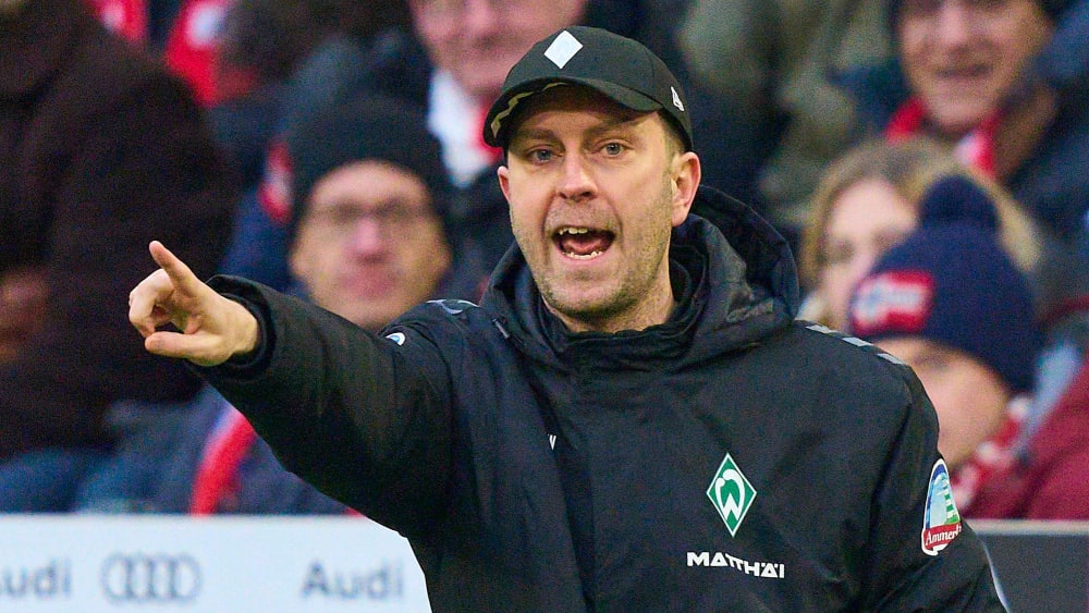 "Das ist ja erstmal überragend für uns als Mannschaft": Bremens Coach Ole Werner.