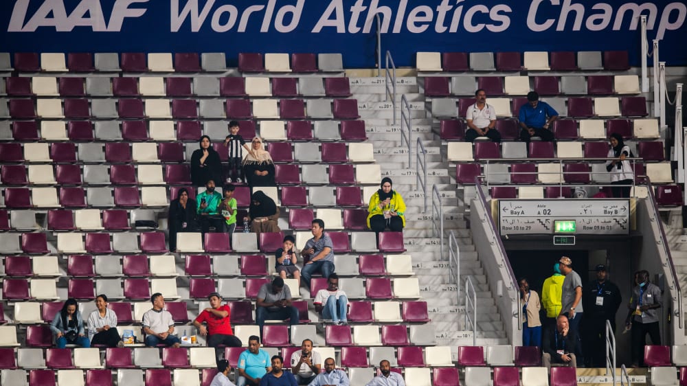 Allzu viele Zuschauer zog die WM in Doha noch nicht ins Stadion.