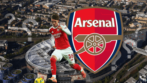 Mit 15 Jahren in Arsenals Startelf