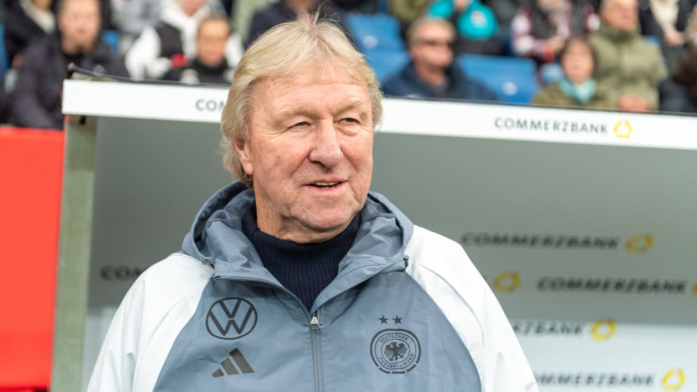 Feierte einen gelungenen Einstand als Interims-Bundestrainer: Horst Hrubesch.