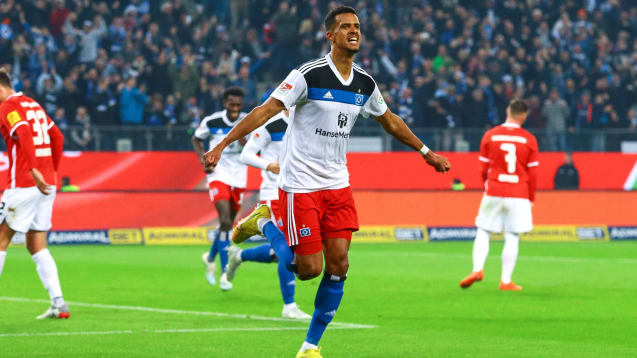 Bester Stürmer der 2. Liga: Robert Glatzel vom Hamburger SV.