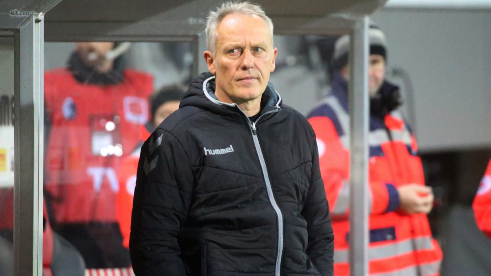 Sah keine Tore von seiner Mannschaft: Freiburg-Coach Christian Streich. 