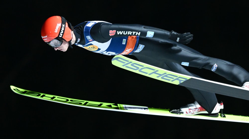 War in Klingenthal wieder nicht zu schlagen: Skispringer Karl Geiger.