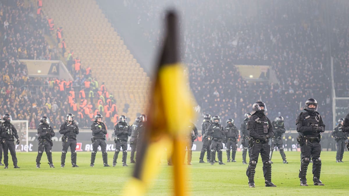 After riots: Dresden announces stadium bans and new security concept