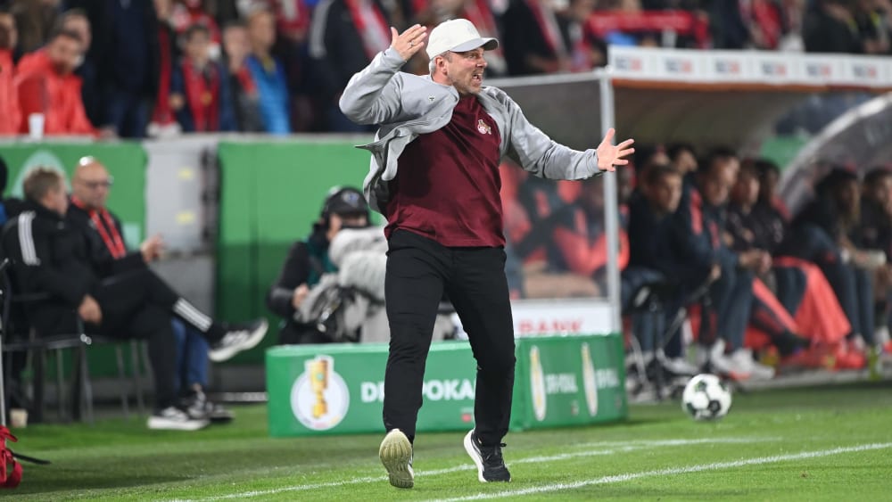 Lukas Kwasniok wollte der strittigen Szene keine allzu große Bedeutung zukommen lassen.