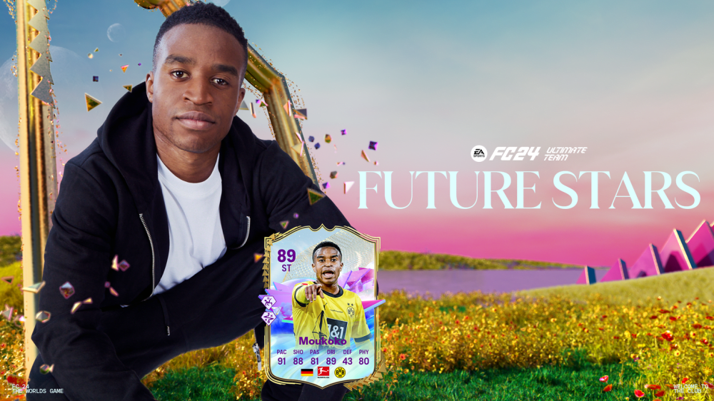 Youssoufa Moukoko erhält eine Future-Stars-Karte für FC 24.