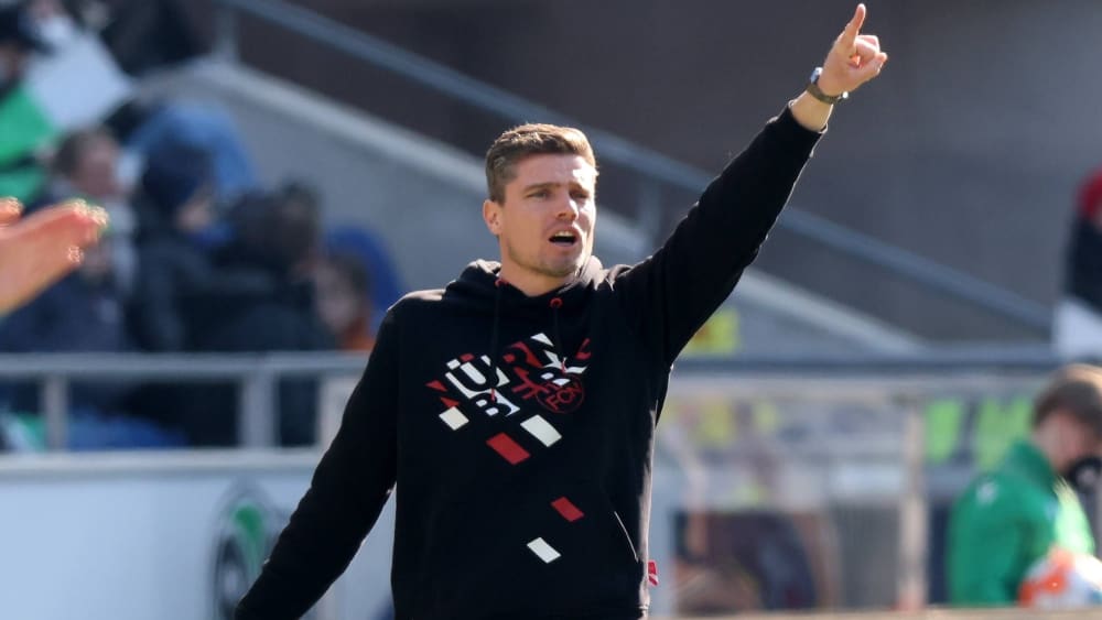 Robert Klauß und der 1. FC Nürnberg sind sich ihrer Favoritenrolle bewusst.