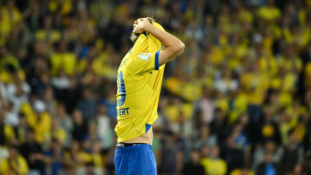 Lukas Frenkert verschoss am Dienstagabend den entscheidenden Elfmeter.