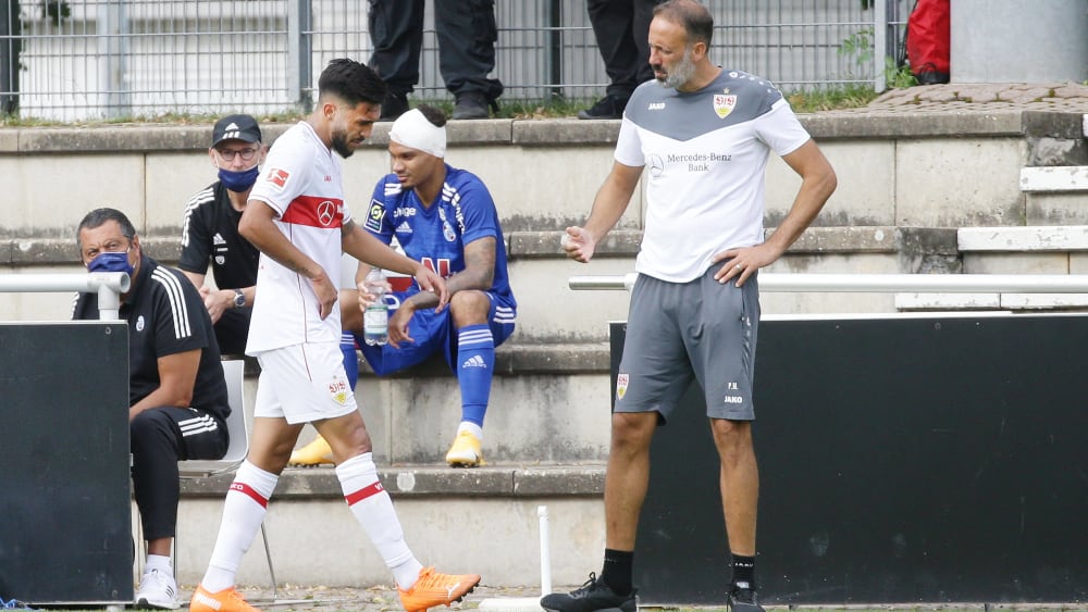 Verletzte sich gegen Stra&#223;burg: VfB-Angreifer Nicolas Gonzalez.