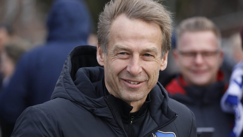 Viel frischer Wind f&#252;r die Hertha: Trainer J&#252;rgen Klinsmann.