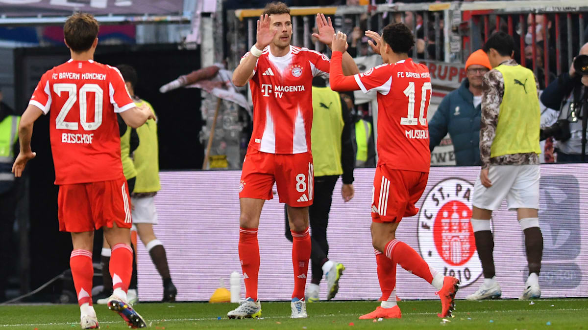 Goretzkas Volley für die Geschichtsbücher: FC Bayern knackt auf St. Pauli Tor-Rekord