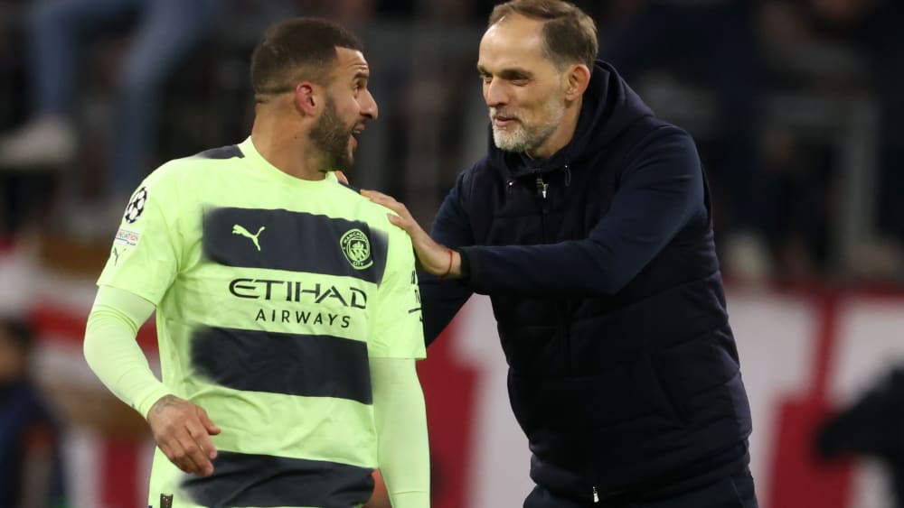 Im Fokus: ManCitys Kyle Walker bleibt der Wunschkandidat von Bayern-Trainer Thomas Tuchel.