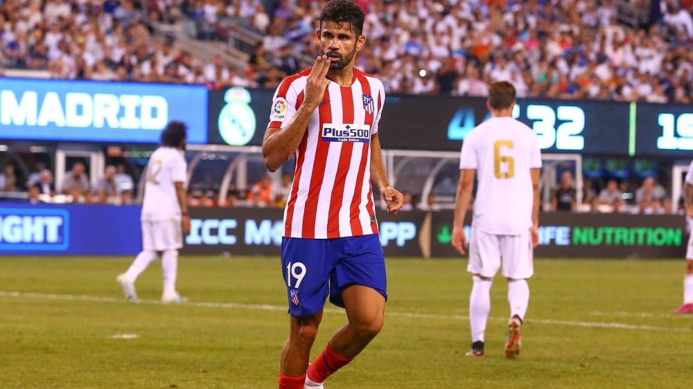 Dem Jubel nach Treffer Nummer drei folgte ein weiterer: Diego Costa traf gegen Real, wie er wollte.
