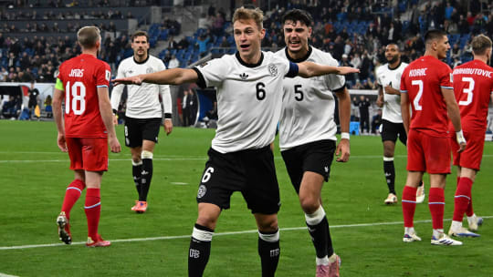 Bejubelte zwei eigene Tore: Joshua Kimmich.