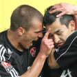 Der Nürnberger Christian Eigler (li.) im Jubel vereint mit Ilkay Gündogan im Relegationsspiel 2010 gegen Augsburg.