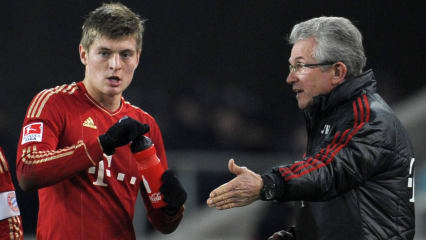 Jupp Heynckes mit einem seiner Lieblingsspieler: Toni Kroos.