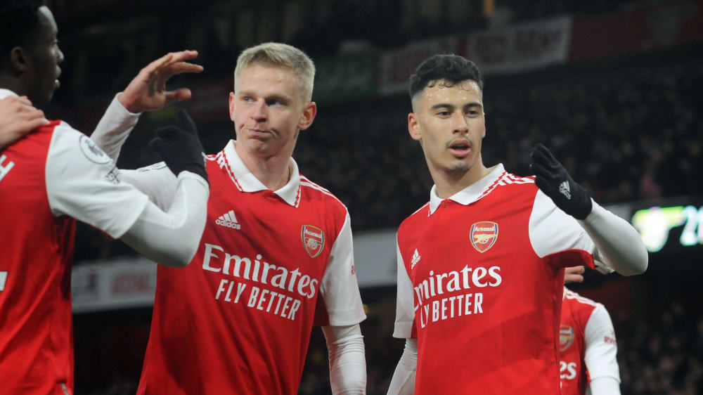 Fehlen Arsenal in den letzten Saisonspielen: Oleksandr Zinchenko und Gabriel Martinelli (re.).