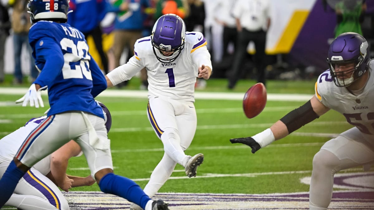 NFL Vikings mit RekordFieldGoal Purdy besser als Montana kicker
