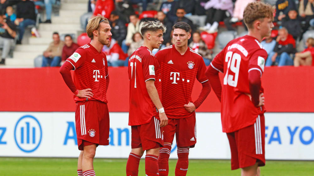 Auch in der vierten Partie punkt- und torlos und dadurch aus der Youth League ausgeschieden: Die U 19 des FC Bayern München.&nbsp;