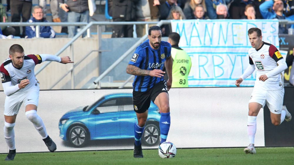 Erstmal außen vor: Saarbrückens Adriano Grimaldi beim letzten Spiel gegen den 1. FC Kaiserslautern.