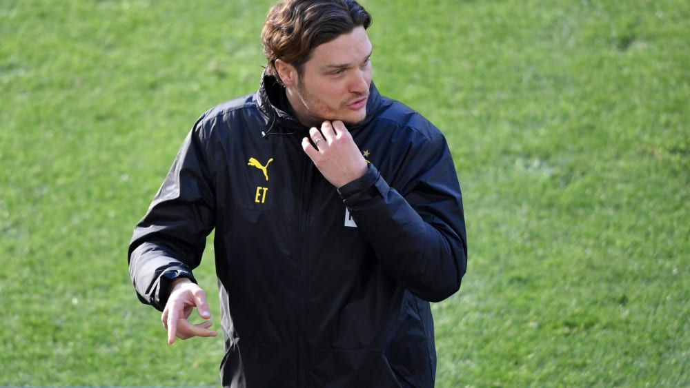 Es geht wieder einen Schritt zur&#252;ck: Edin Terzic wird unter Chefcoach Marco Rose wieder Co-Trainer beim BVB.