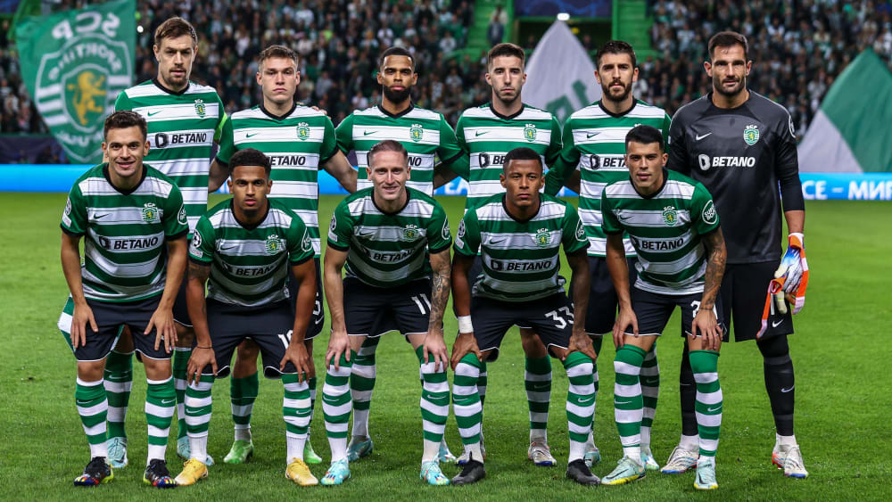 Die Mannschaft von Sporting Lissabon.