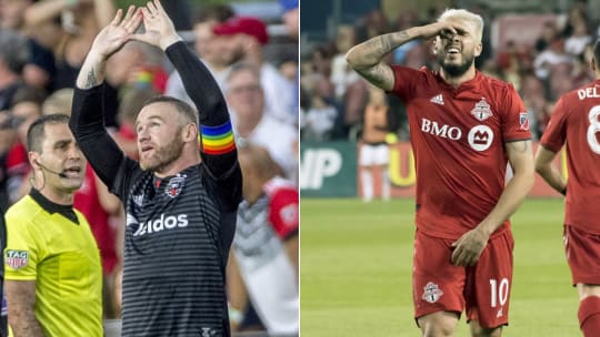 Torschützen mit unterschiedlichen Emotionen: Wayne Rooney und Alejandro Pozuelo.