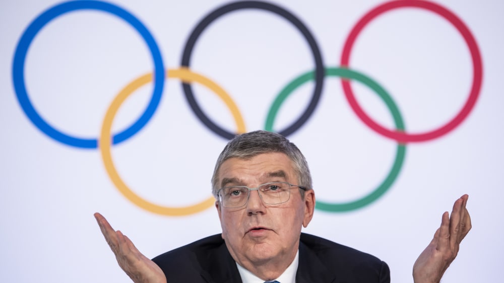 Will keine Absage der Spiele 2020: IOC-Pr&#228;sident Thomas Bach. 