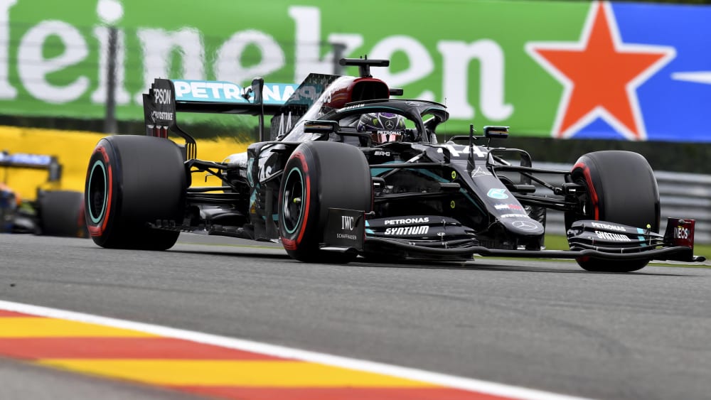 Lewis Hamilton startet in Spa-Francorchamps von der Pole-Position.