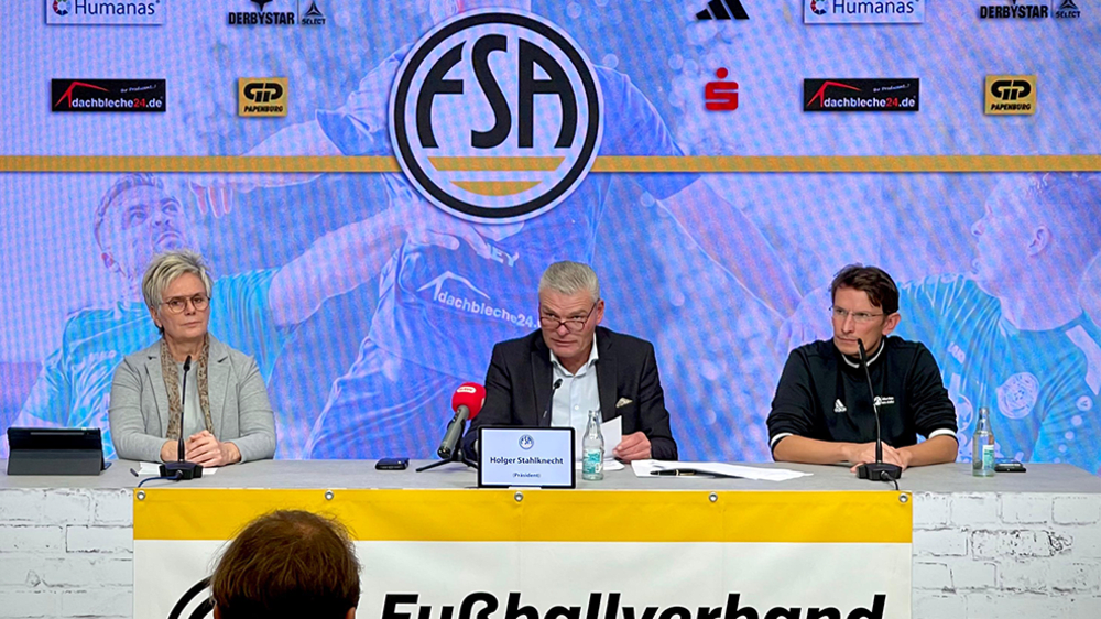 Verbandspräsident Holger Stahlknecht informierte am Mittwochnachmittag im Rahmen einer Pressekonferenz über den Ausschluss der DSG Eintracht Gladau.