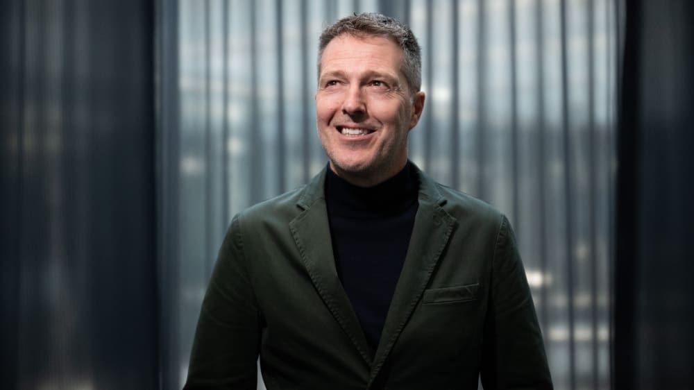 Bernd Reichart, Geschäftsführer des Sportprojekteentwicklers A22, der die Pläne für eine Super League im Fußball vorantreibt.