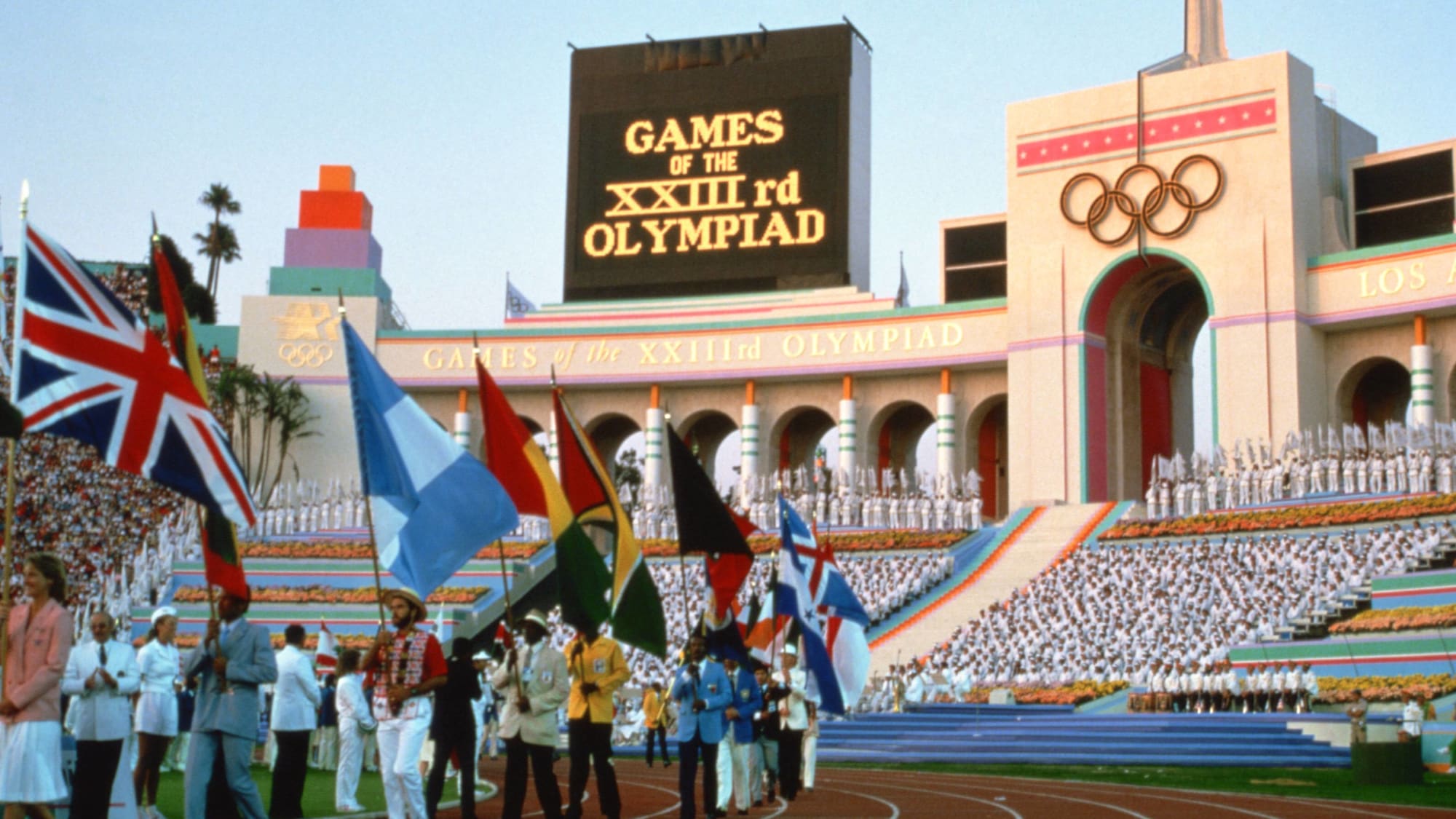Er&#246;ffnungsfeier der Olympischen Spiele 1984