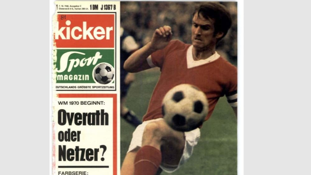 Der Titel der ersten Ausgabe des zusammengef&#252;hrten kicker-sportmagzin vom Oktober 1968.