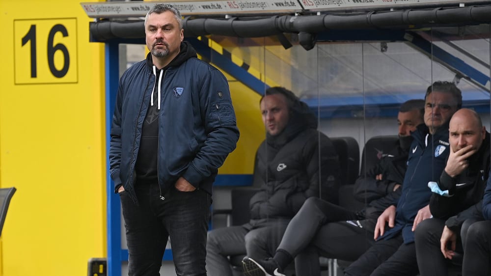 Mit dem Auftritt in Paderborn konnte Bochums Trainer Thomas Reis nat&#252;rlich nicht zufrieden sein.