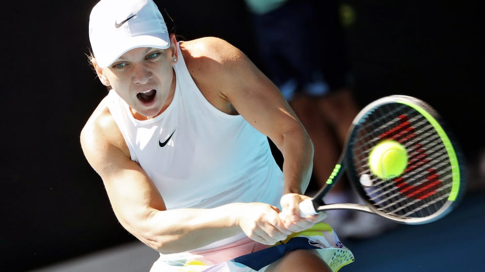 Lie&#223; Anett Kontaveit keine Chance im Viertelfinale der Australian Open: Simona Halep.
