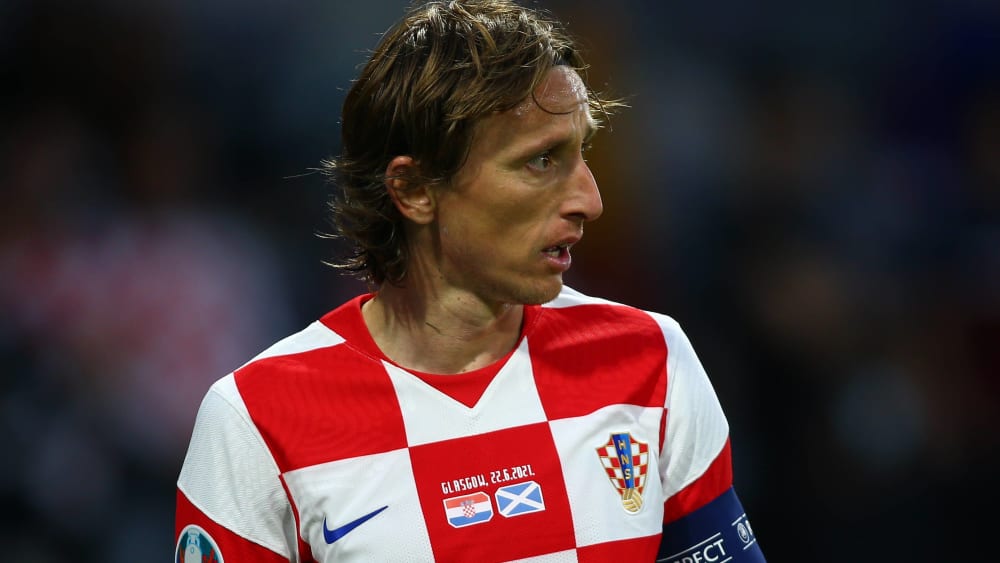 Er trug bei der EM das falsche Wappen auf der Brust: Luka Modric.