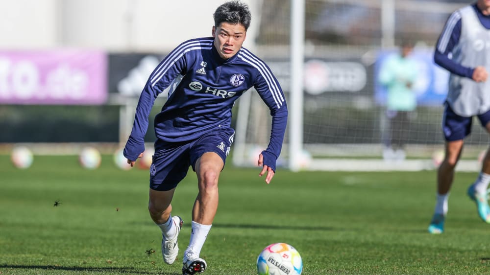 Schalkes Soichiro Kozuki im Trainingslager in Belek.