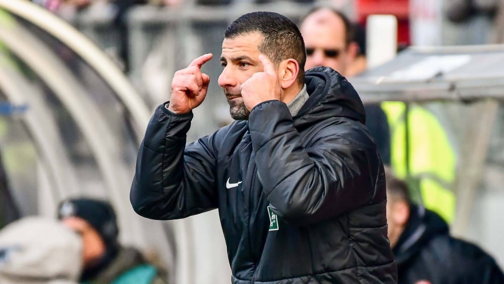 FCK-Coach Dimitrios Grammozis fordert Zusammenhalt.