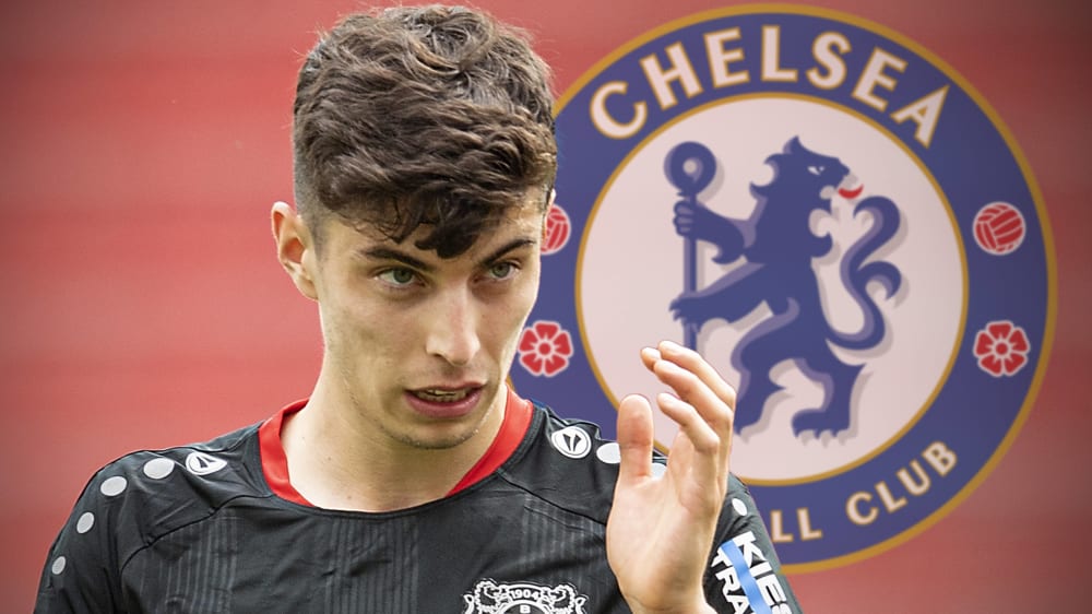 Blick Richtung Premier League: Kai Havertz hat Leverkusen verlassen.