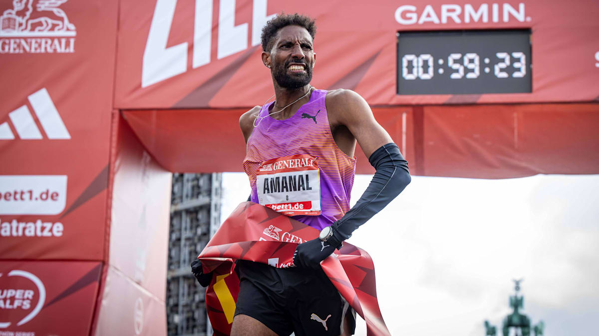 In Rekordlaune: Petros auf Marathon-Mission in London